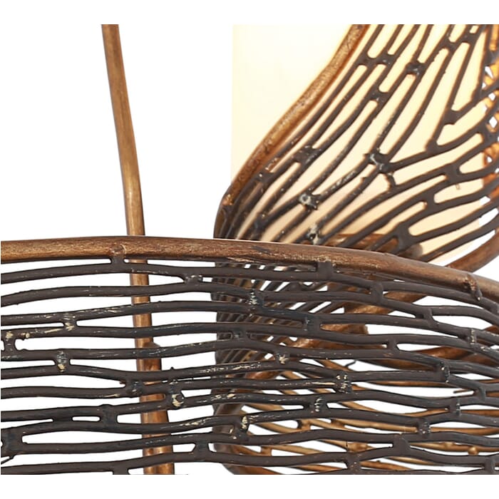 Hammered Ore Six Light Chandelier from the Flow Collection Hammered Ore Six Light Chandelier from the Flow Collection