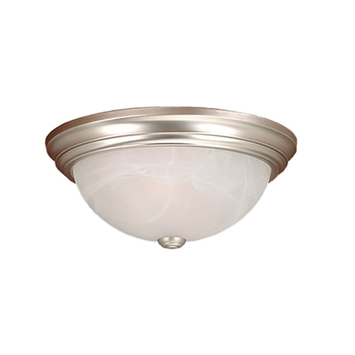 Millennium Lighting 500 Series 3-Light Flush Mount in Satin Nickel Millennium Lighting 500 Series 3-Light Flush Mount in Satin Nickel