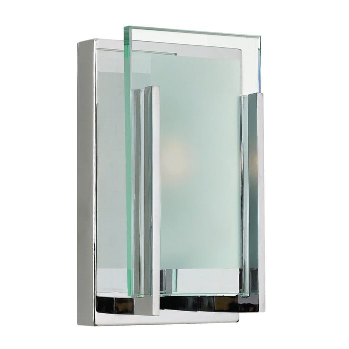 Hinkley Latitude LED Bathroom Wall Sconce in Chrome Hinkley Latitude LED Bathroom Wall Sconce in Chrome