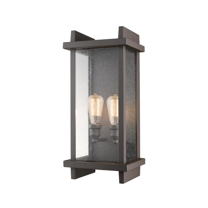 Z-Lite Fallow 2-Light Outdoor Wall Sconce In Deep Bronze Z-Lite Fallow 2-Light Outdoor Wall Sconce In Deep Bronze