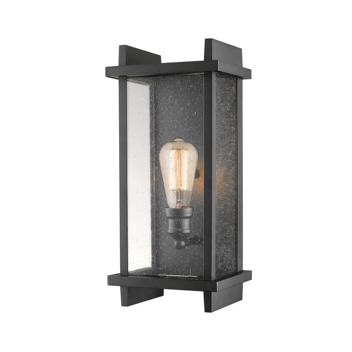 Z-Lite Fallow 1-Light Outdoor Wall Sconce In Black Z-Lite Fallow 1-Light Outdoor Wall Sconce In Black