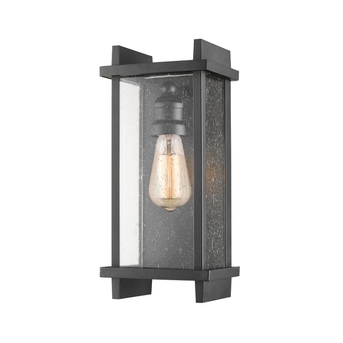 Z-Lite Fallow 1-Light Outdoor Wall Sconce In Black Z-Lite Fallow 1-Light Outdoor Wall Sconce In Black