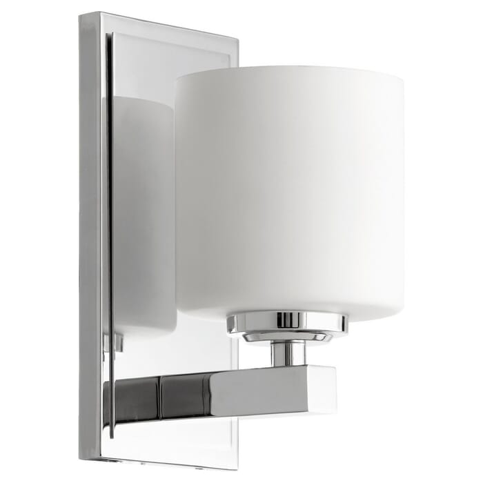Quorum Transitional 9" Wall Sconce in Chrome Quorum Transitional 9" Wall Sconce in Chrome