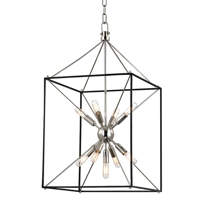 Nine Light Pendant by Hudson Valley Nine Light Pendant by Hudson Valley