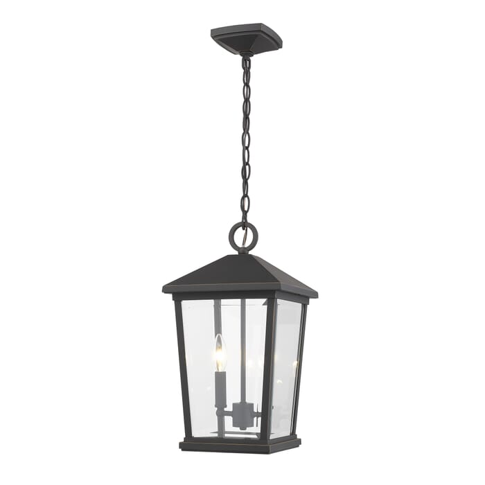 Z-Lite Beacon 2-Light Outdoor Chain Mount Ceiling Fixture Light In Oil Rubbed Bronze Z-Lite Beacon 2-Light Outdoor Chain Mount Ceiling Fixture Light In Oil Rubbed Bronze