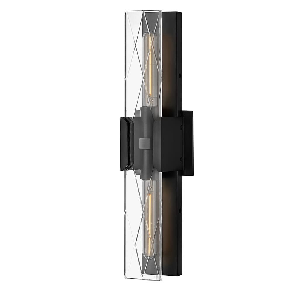 Black Oxide LED Wall Sconce from the Monte Collection