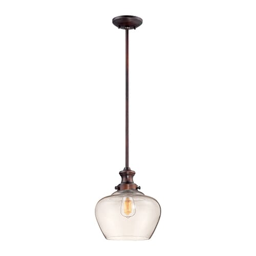 5000 Series 1-Light Mini-Pendant in Rubbed Bronze