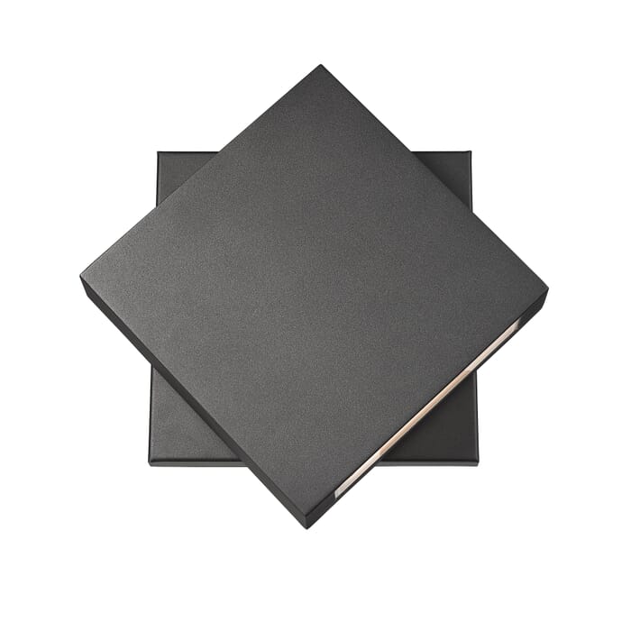 Z-Lite Quadrate 1-Light Outdoor Wall Sconce In Black Z-Lite Quadrate 1-Light Outdoor Wall Sconce In Black