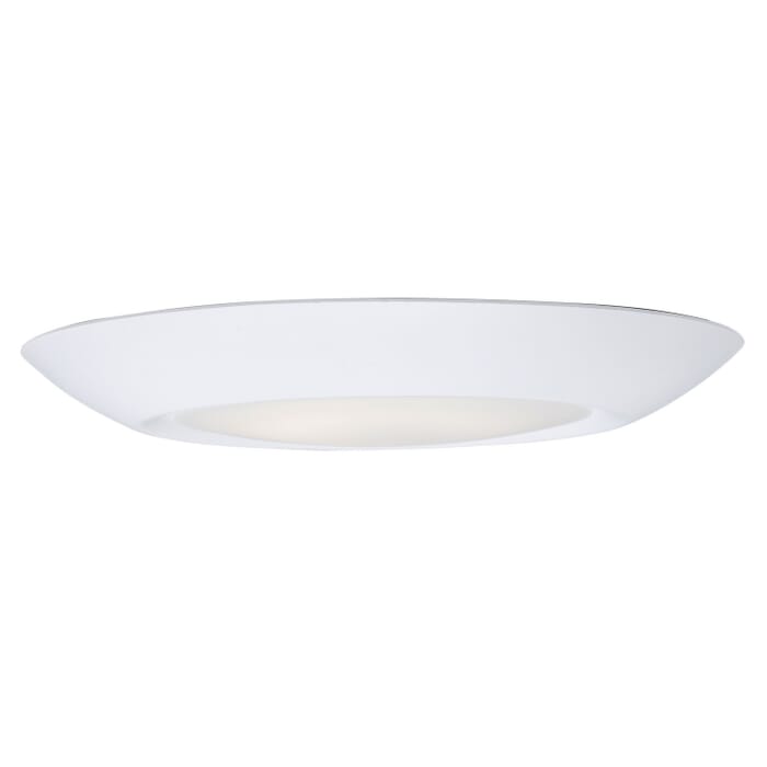 Diverse 1-Light LED Flush Mount in White Diverse 1-Light LED Flush Mount in White