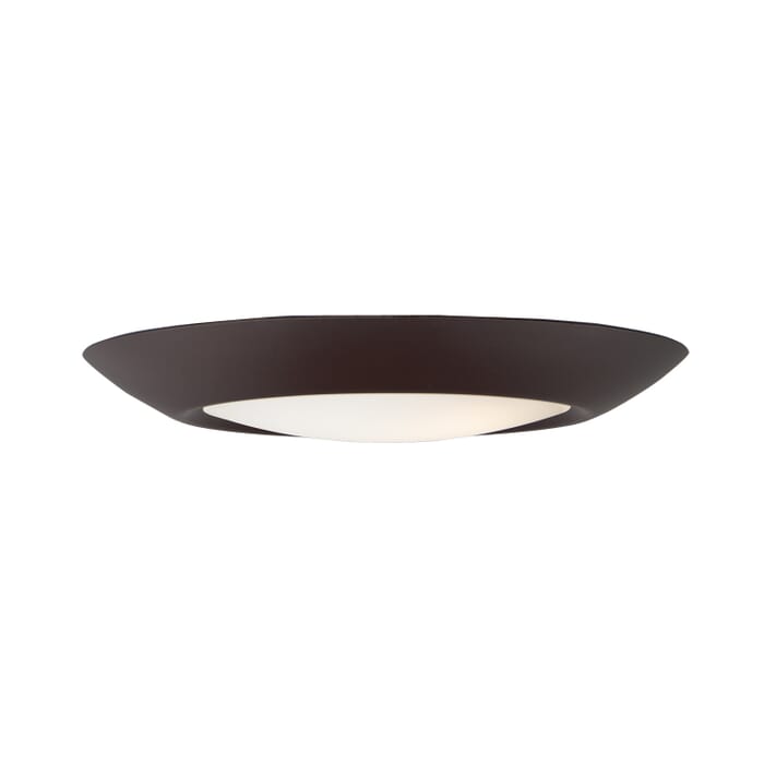 Diverse 1-Light LED Flush Mount in Bronze Diverse 1-Light LED Flush Mount in Bronze