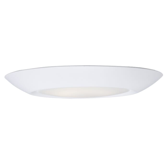 Diverse 1-Light LED Flush Mount in White Diverse 1-Light LED Flush Mount in White