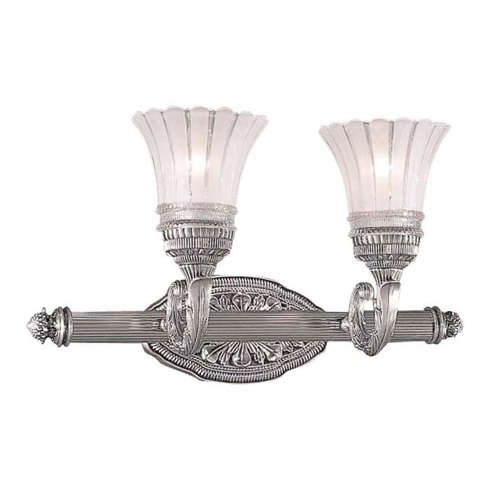 Minka Lavery Eruopa 2-Light 19" Bathroom Vanity Light in Brushed Nickel Minka Lavery Eruopa 2-Light 19" Bathroom Vanity Light in Brushed Nickel