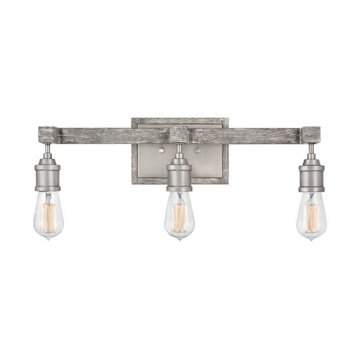 Hinkley Denton 3-Light 22" Bathroom Vanity Light in Pewter Hinkley Denton 3-Light 22" Bathroom Vanity Light in Pewter