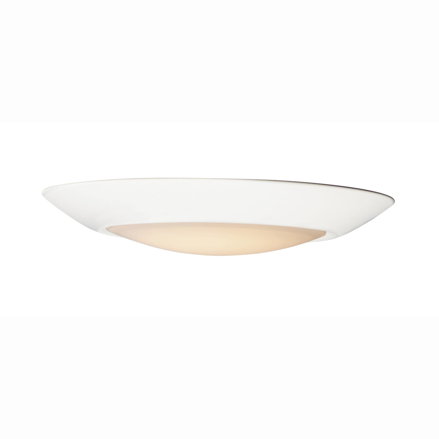 Diverse 1-Light LED Flush Mount in White