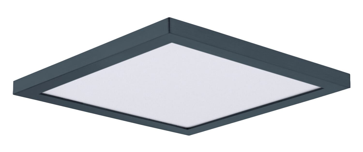 Chip 1-Light LED Flush Mount in Black