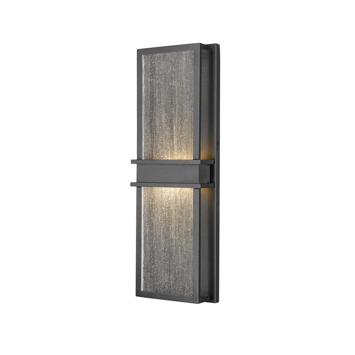 Z-Lite Eclipse 2-Light Outdoor Wall Sconce In Black Z-Lite Eclipse 2-Light Outdoor Wall Sconce In Black