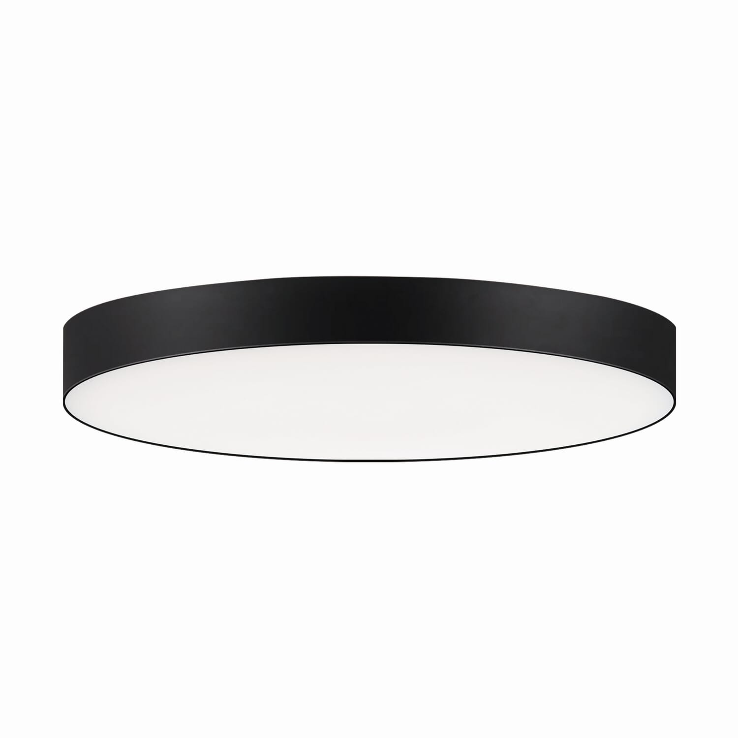 Black LED Flush Mount from the Trim - 0-10 V Collection