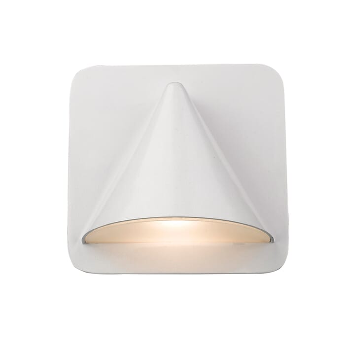 Z-Lite Obelisk 1-Light Outdoor Wall Sconce In White Z-Lite Obelisk 1-Light Outdoor Wall Sconce In White