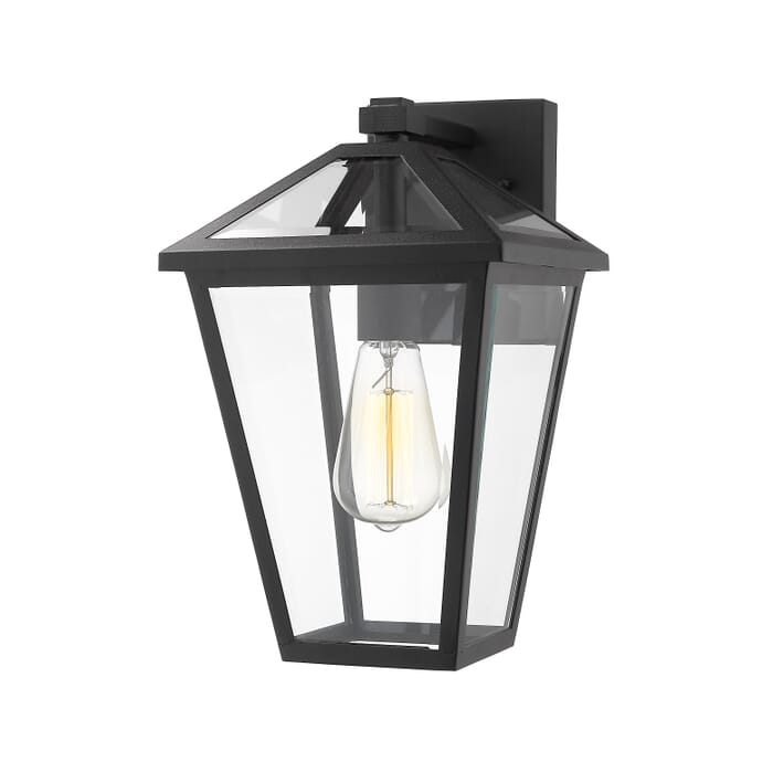 Z-Lite Talbot 1-Light Outdoor Wall Sconce In Black Z-Lite Talbot 1-Light Outdoor Wall Sconce In Black