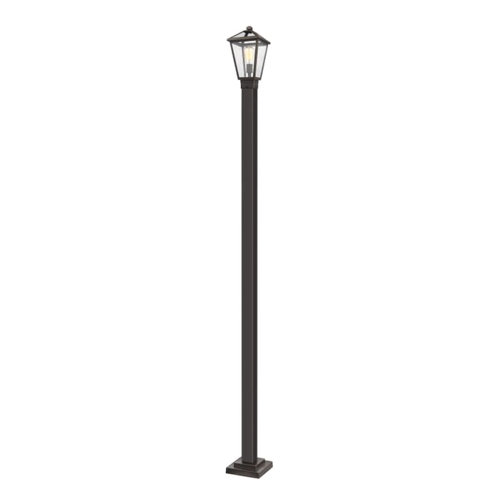 Z-Lite Talbot 1-Light Outdoor Post Mounted Fixture Light In Oil Rubbed Bronze Z-Lite Talbot 1-Light Outdoor Post Mounted Fixture Light In Oil Rubbed Bronze