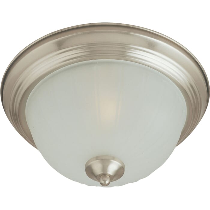 Essentials - 583x 2-Light Flush Mount in Satin Nickel Essentials - 583x 2-Light Flush Mount in Satin Nickel