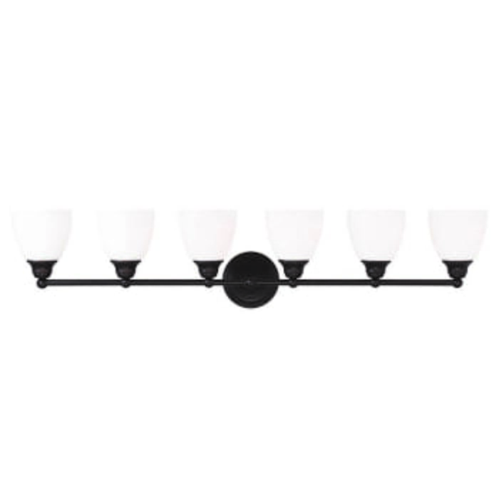 Somerville 6-Light Bathroom Vanity Light in Bronze Somerville 6-Light Bathroom Vanity Light in Bronze