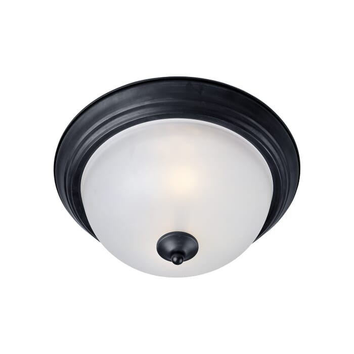 Essentials - 584x 1-Light Flush Mount in Black Essentials - 584x 1-Light Flush Mount in Black