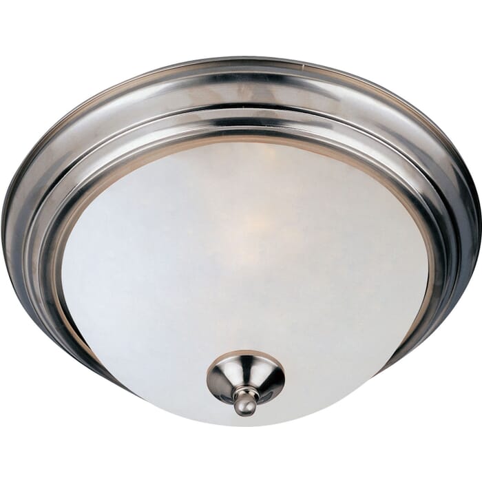Essentials - 584x 1-Light Flush Mount in Satin Nickel Essentials - 584x 1-Light Flush Mount in Satin Nickel
