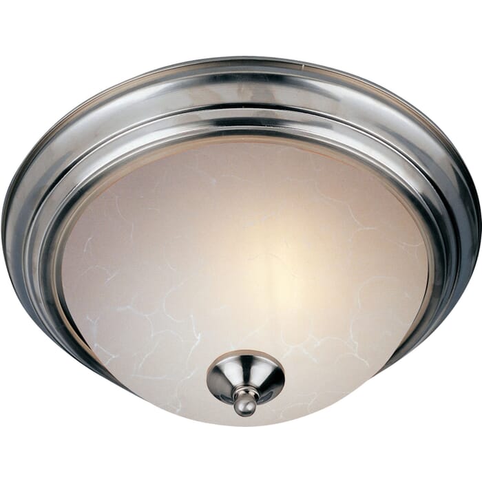 Essentials - 584x 1-Light Flush Mount in Satin Nickel Essentials - 584x 1-Light Flush Mount in Satin Nickel