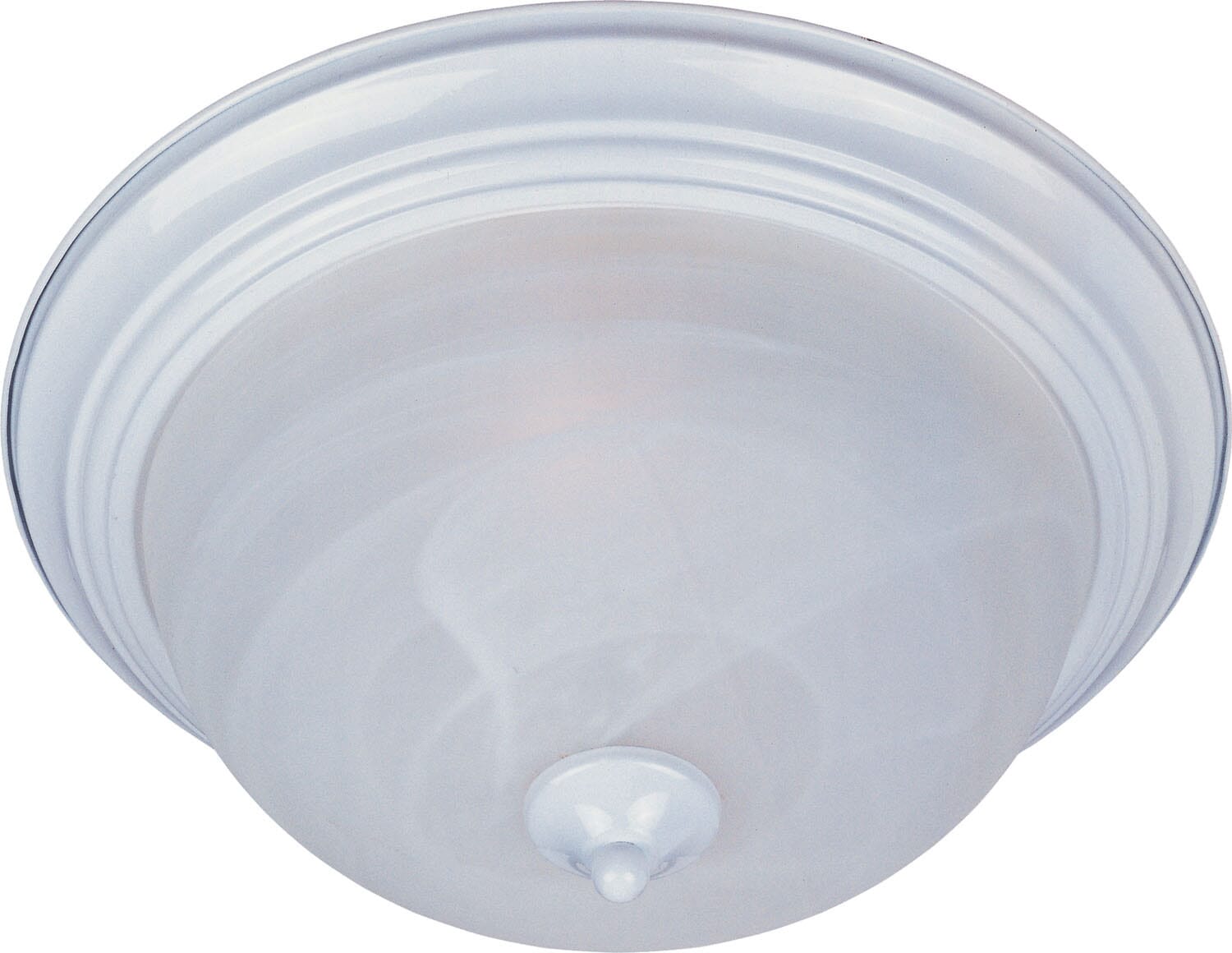 Essentials - 584x 1-Light Flush Mount in White