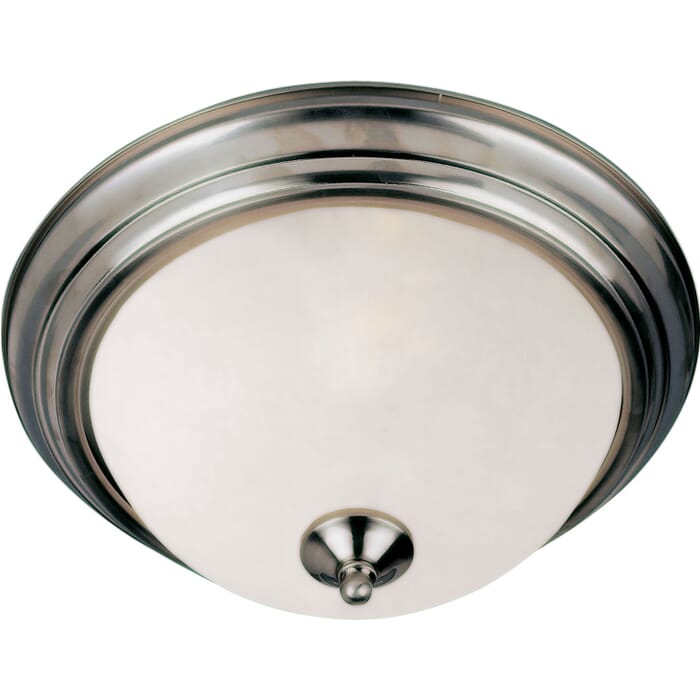 Essentials - 584x 2-Light Flush Mount in Satin Nickel Essentials - 584x 2-Light Flush Mount in Satin Nickel