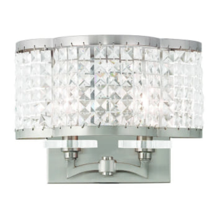 Grammercy 2-Light Wall Sconce in Brushed Nickel Grammercy 2-Light Wall Sconce in Brushed Nickel