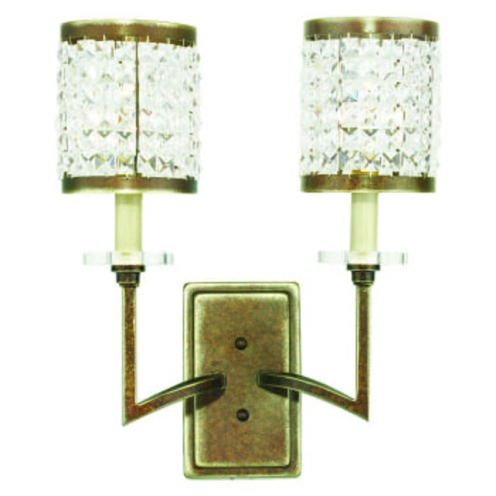 Grammercy 2-Light Wall Sconce in Hand Applied Palacial Bronze Grammercy 2-Light Wall Sconce in Hand Applied Palacial Bronze
