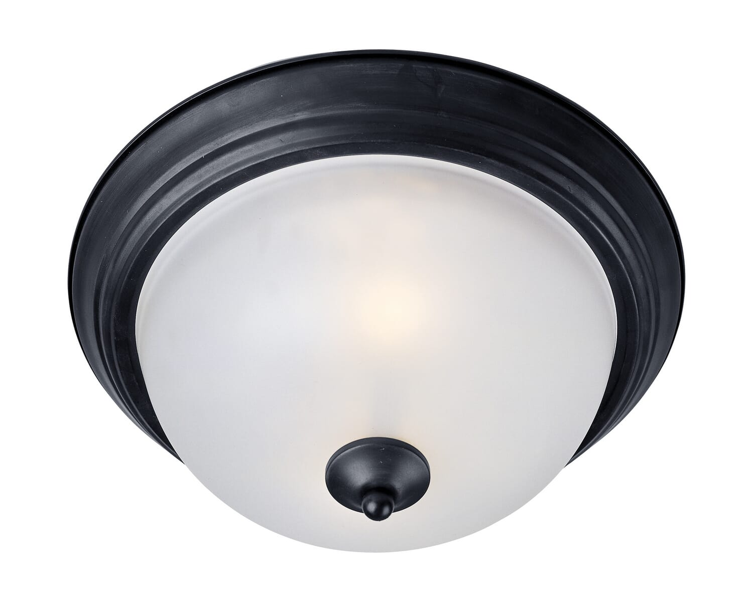 Essentials - 584x 3-Light Flush Mount in Black