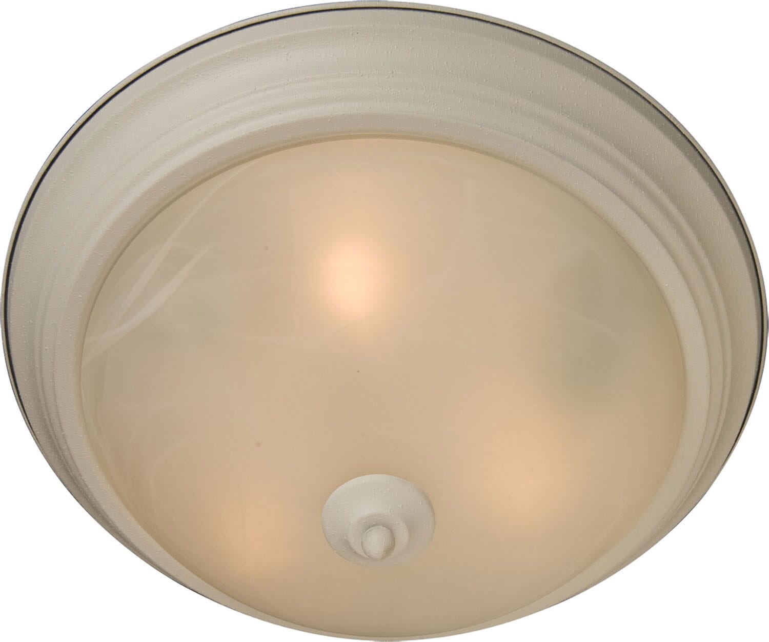 Essentials - 584x 3-Light Flush Mount in Textured White