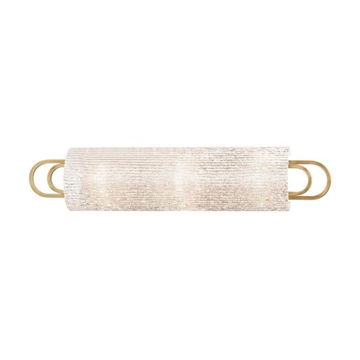 Hudson Valley Buckley 3-Light 25" Bathroom Vanity Light in Aged Brass Hudson Valley Buckley 3-Light 25" Bathroom Vanity Light in Aged Brass
