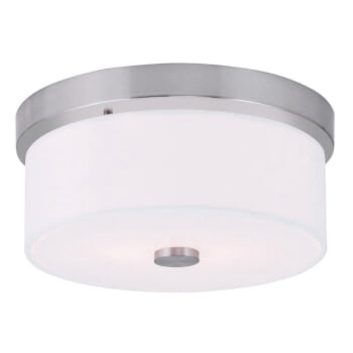 Meridian 2-Light Ceiling Mount in Brushed Nickel Meridian 2-Light Ceiling Mount in Brushed Nickel