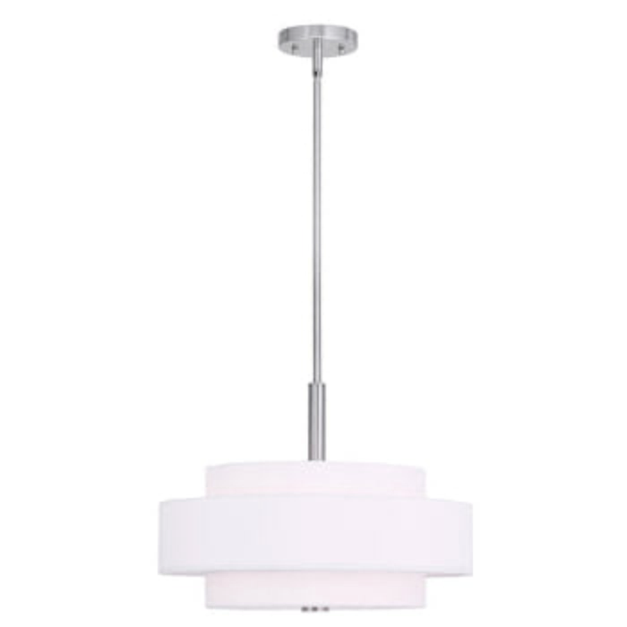 Meridian 4-Light Pendant in Brushed Nickel Meridian 4-Light Pendant in Brushed Nickel