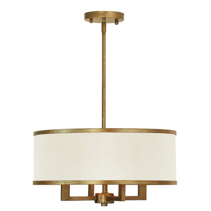 Park Ridge 4-Light Chandelier in Hand Applied Antique Gold Leaf Park Ridge 4-Light Chandelier in Hand Applied Antique Gold Leaf
