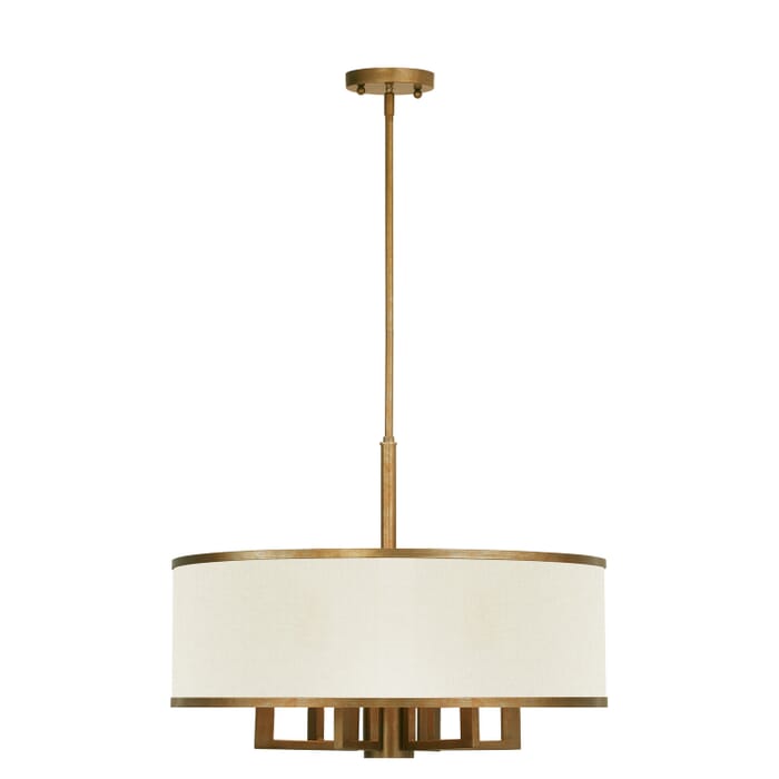 Park Ridge 6-Light Chandelier in Hand Applied Antique Gold Leaf Park Ridge 6-Light Chandelier in Hand Applied Antique Gold Leaf