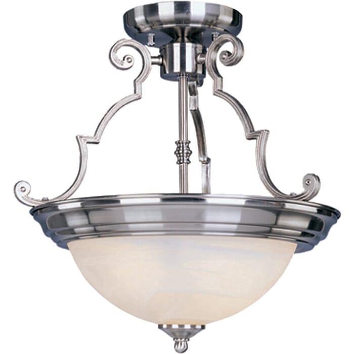 Maxim Lighting Essentials 2-Light Ceiling Light in Satin Nickel Maxim Lighting Essentials 2-Light Ceiling Light in Satin Nickel