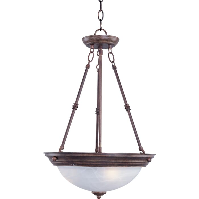 Essentials - 584x 3-Light Pendant in Textured White Essentials - 584x 3-Light Pendant in Textured White