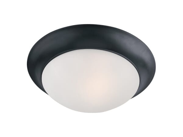Essentials - 585x 3-Light Flush Mount in Black