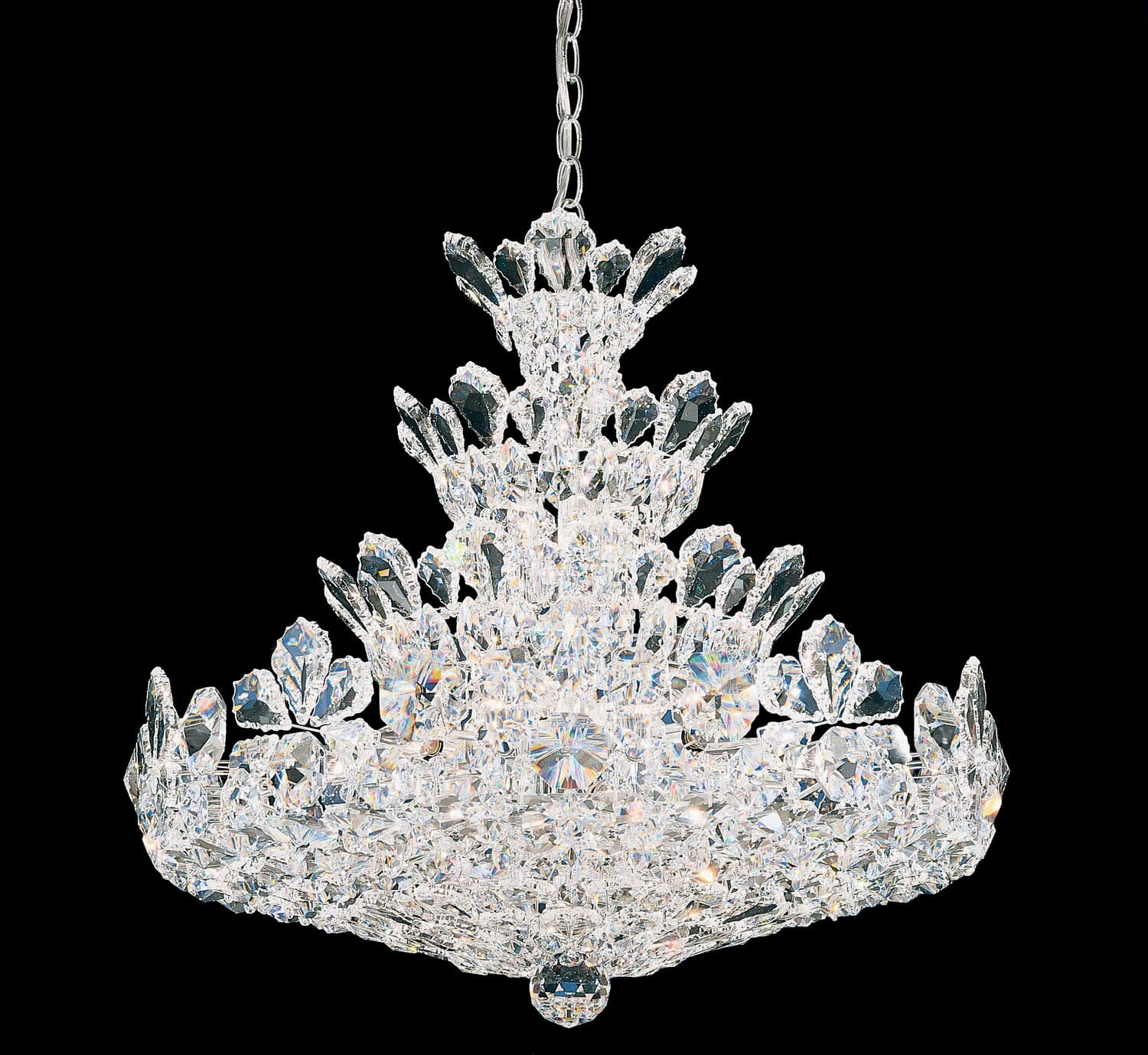 Trilliane 24-Light Chandelier in Stainless Steel