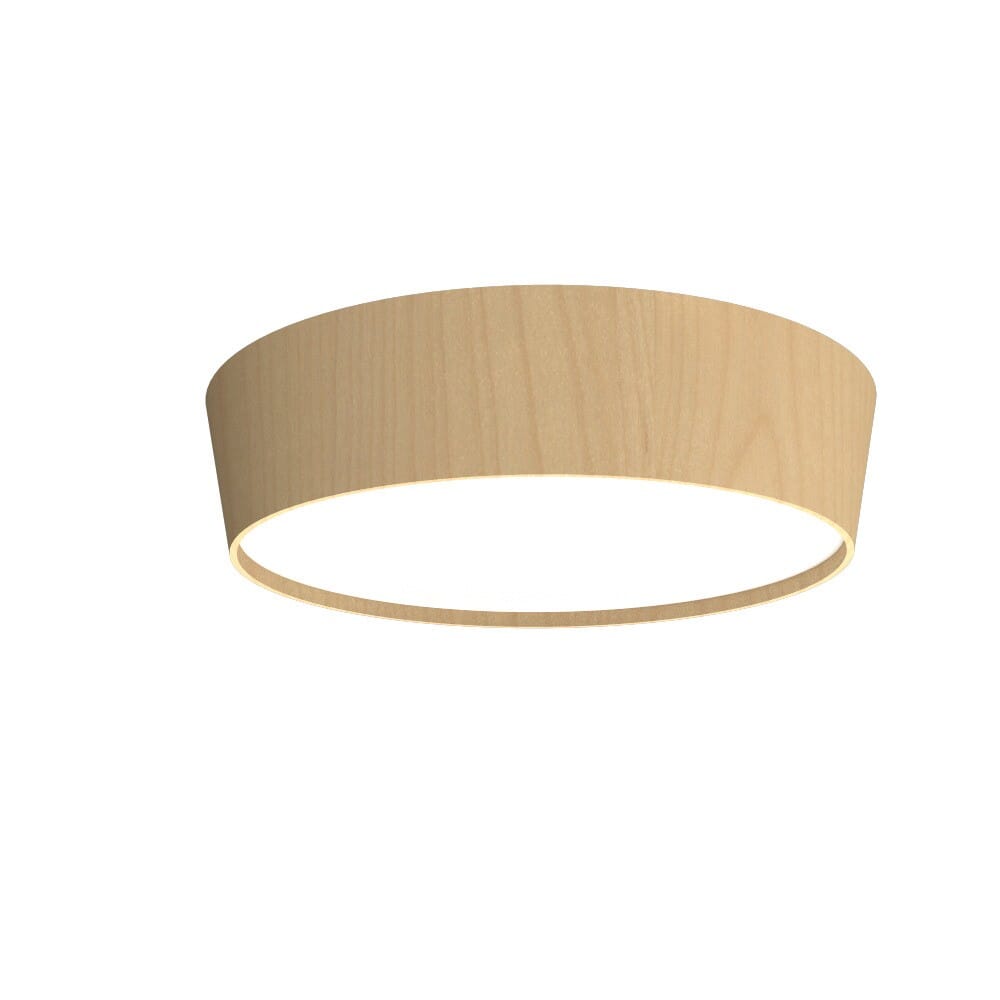 Conical LED Ceiling Mount in Maple