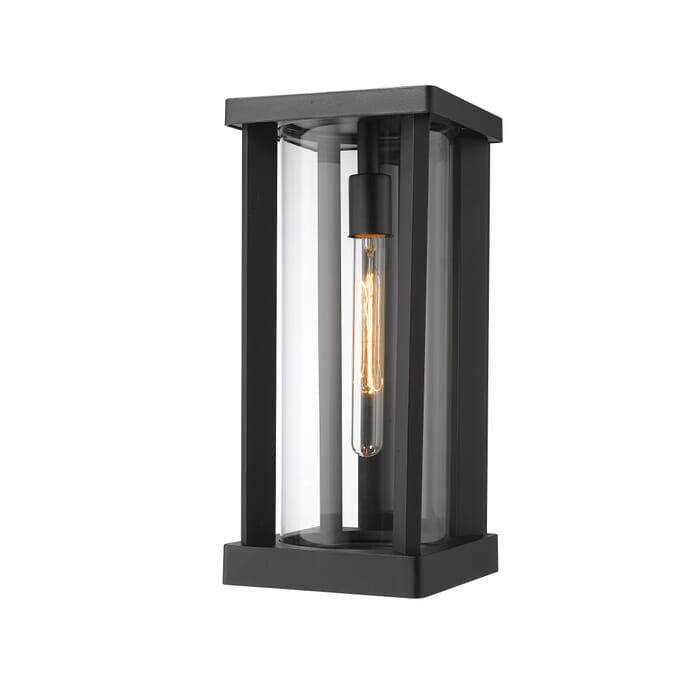 Z-Lite Glenwood 1-Light Outdoor Wall Sconce In Black Z-Lite Glenwood 1-Light Outdoor Wall Sconce In Black