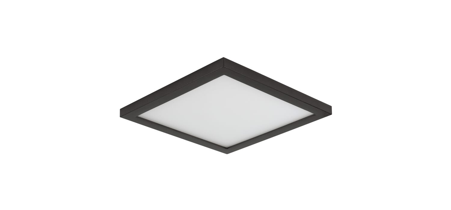 Bronze LED Flush Mount from the Wafer Collection