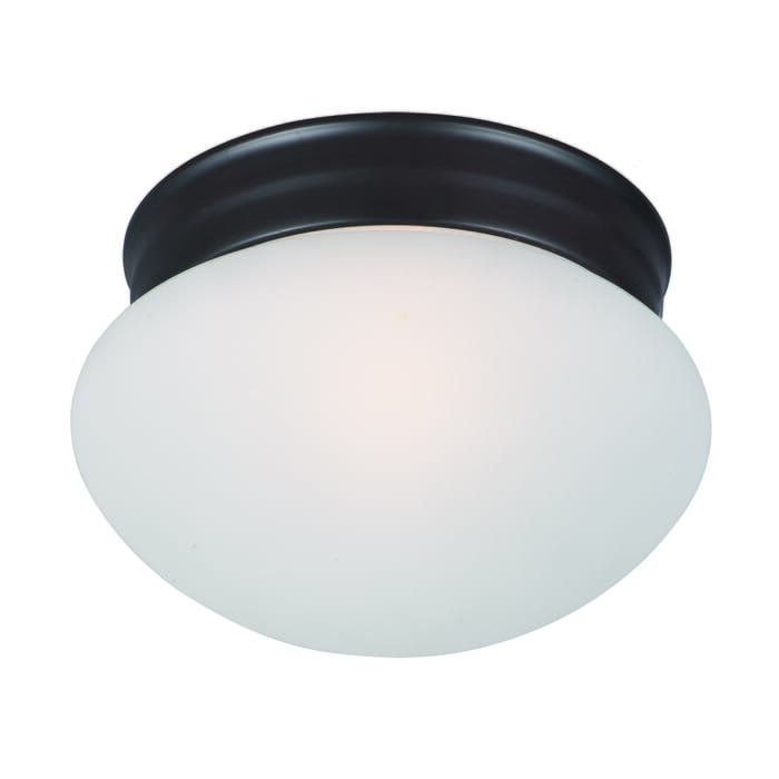 Essentials - 588x 1-Light Flush Mount in Oil Rubbed Bronze Essentials - 588x 1-Light Flush Mount in Oil Rubbed Bronze