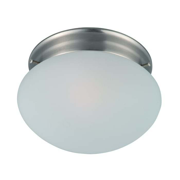 Essentials - 588x 1-Light Flush Mount in Satin Nickel Essentials - 588x 1-Light Flush Mount in Satin Nickel