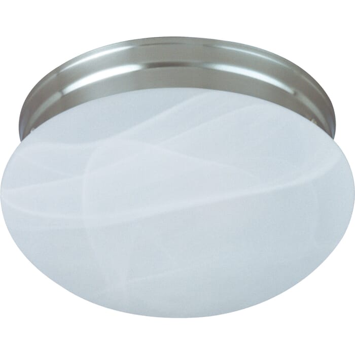 Essentials - 588x 1-Light Flush Mount in Satin Nickel Essentials - 588x 1-Light Flush Mount in Satin Nickel
